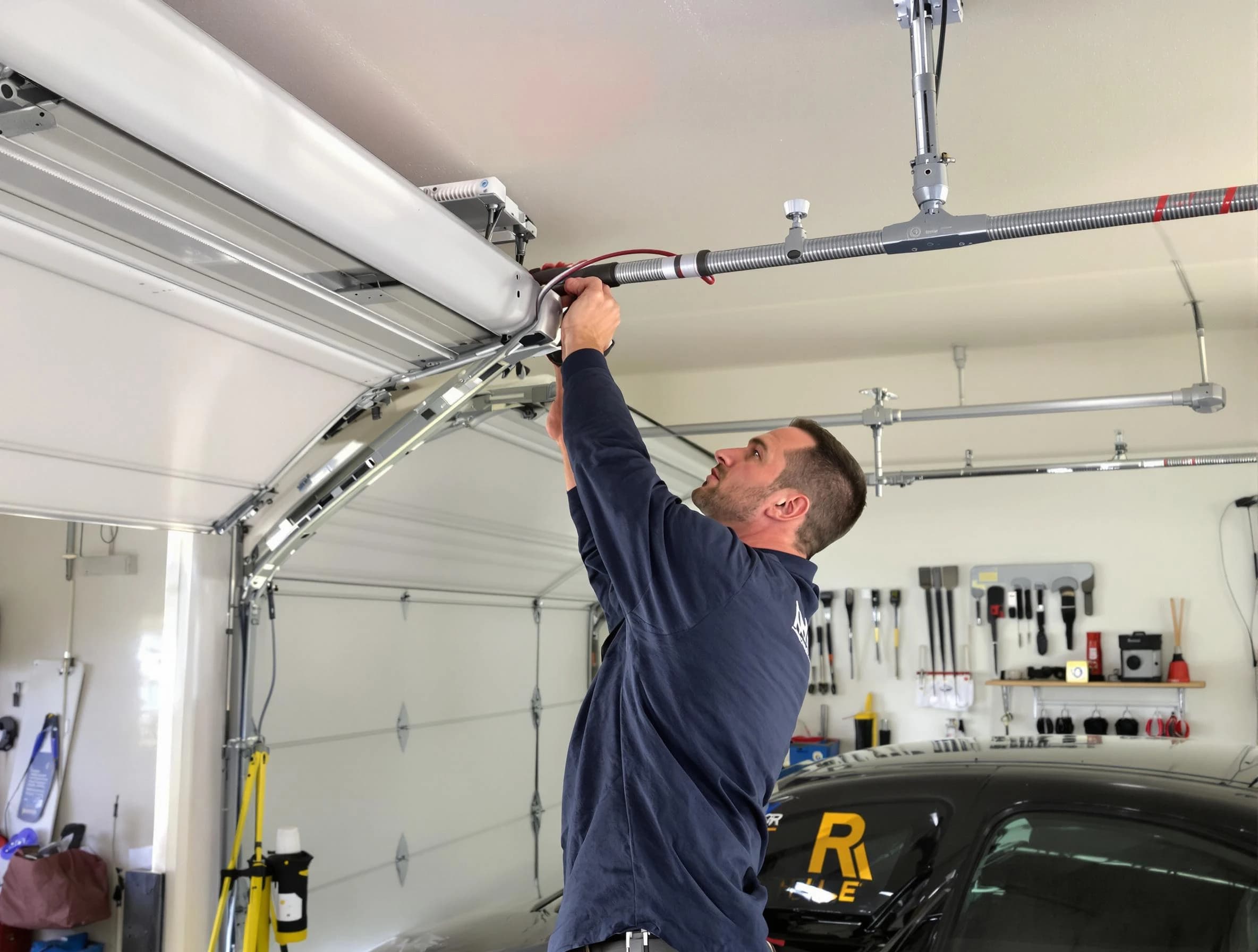 Gold Canyon Garage Door Repair technician performing garage door cable repair in Gold Canyon