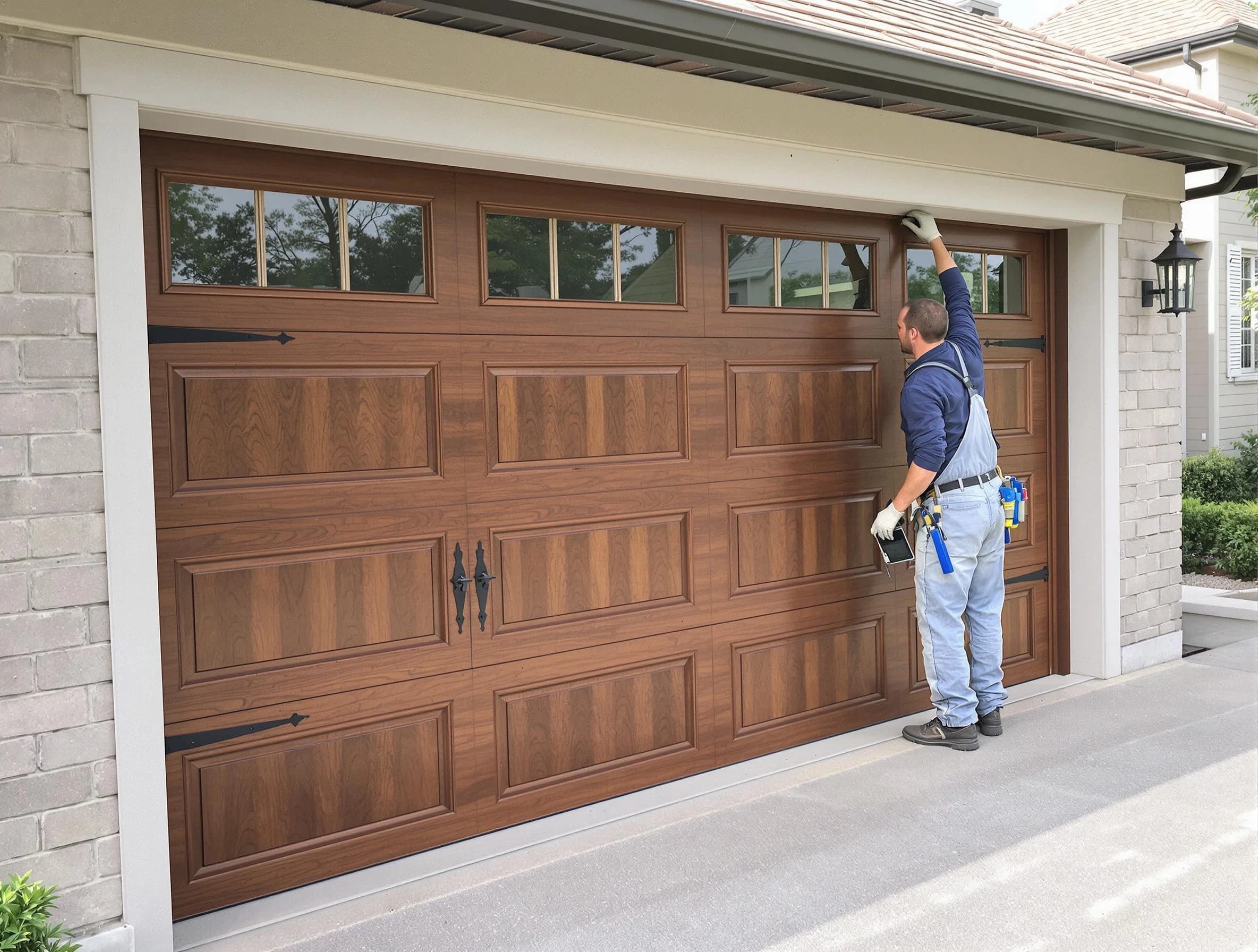 Custom garage door showcase by Gold Canyon Garage Door Repair in Gold Canyon