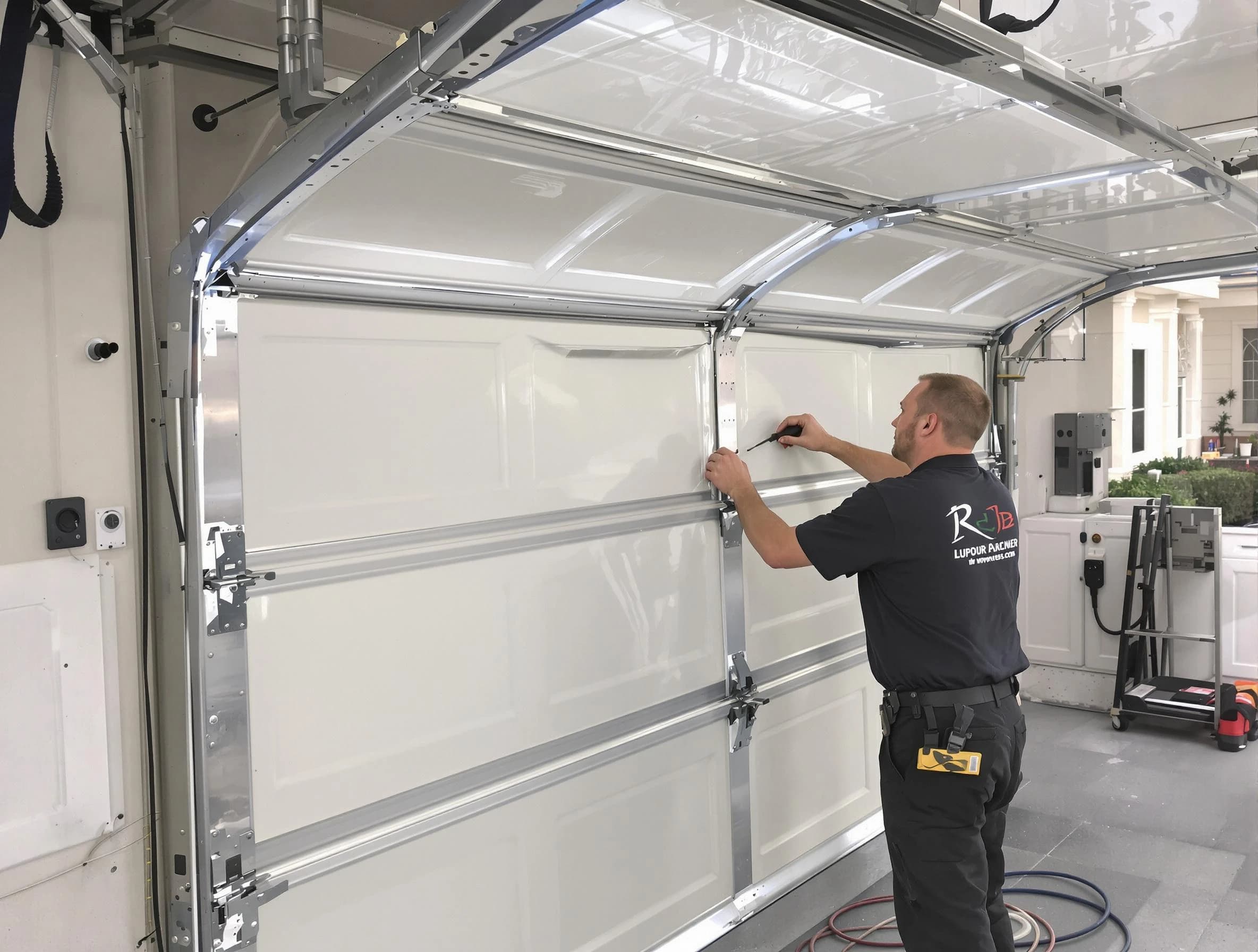 Gold Canyon Garage Door Repair professional performing panel repair in Gold Canyon