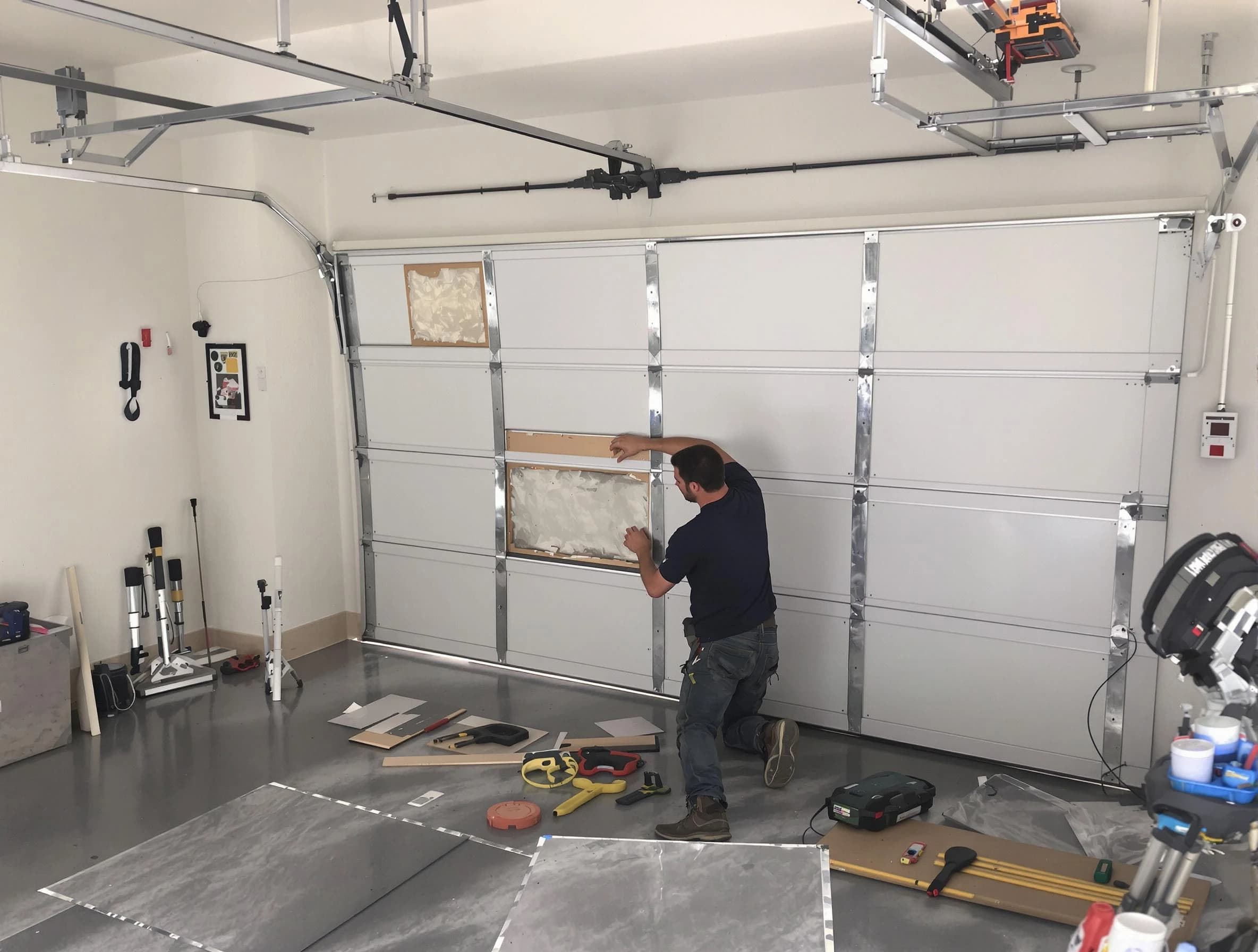 Garage Door Panel Repair in Gold Canyon