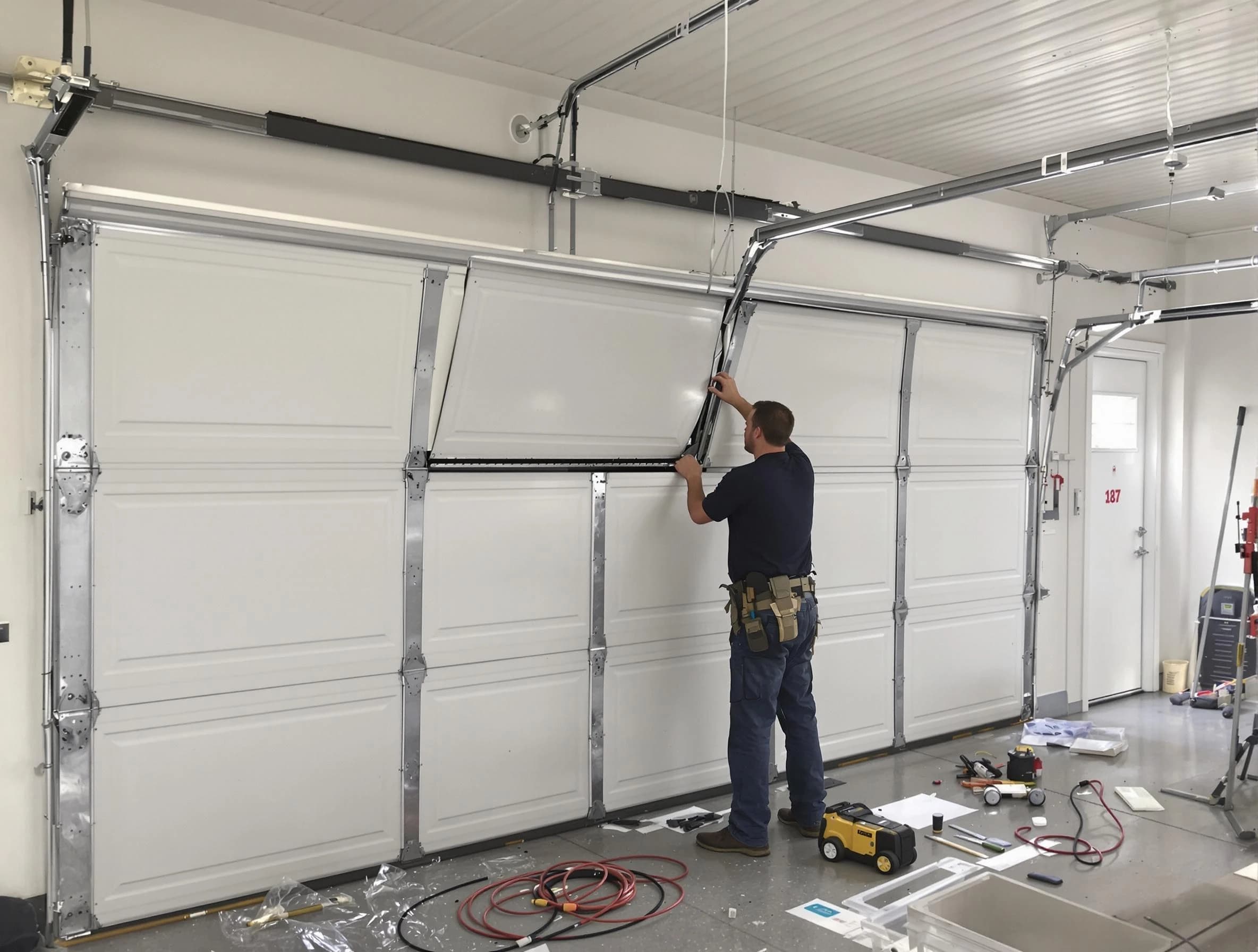 Garage Door Section Replacement in Gold Canyon